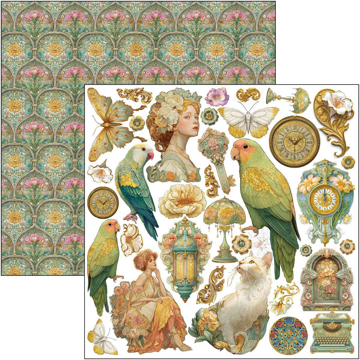 Ciao Bella 12" x 12" Patterns Pad - Artemis [CBT094] - Image 7