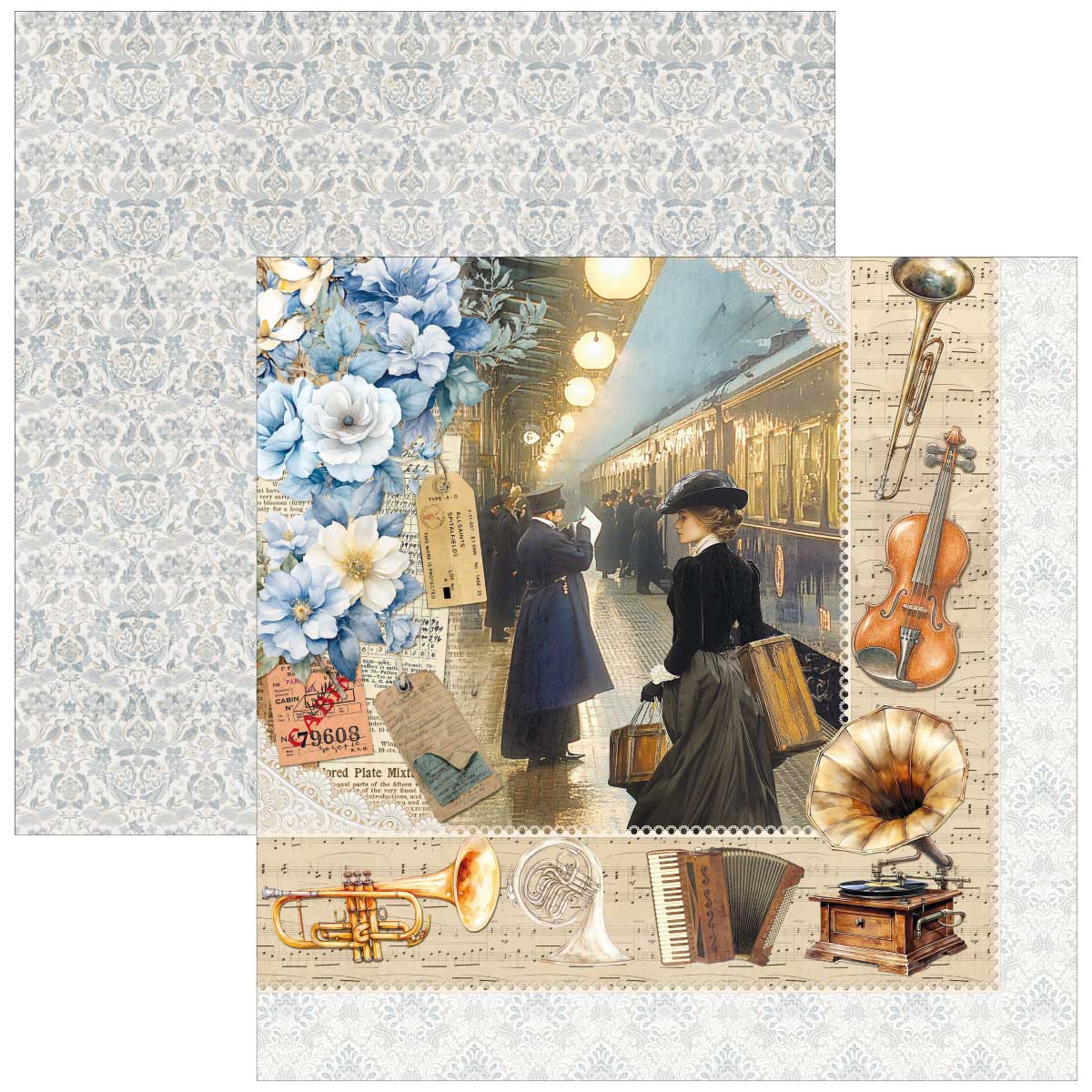 Ciao Bella 12" x 12" Patterns Pad - Eastern Journey [CBT096] - Image 3