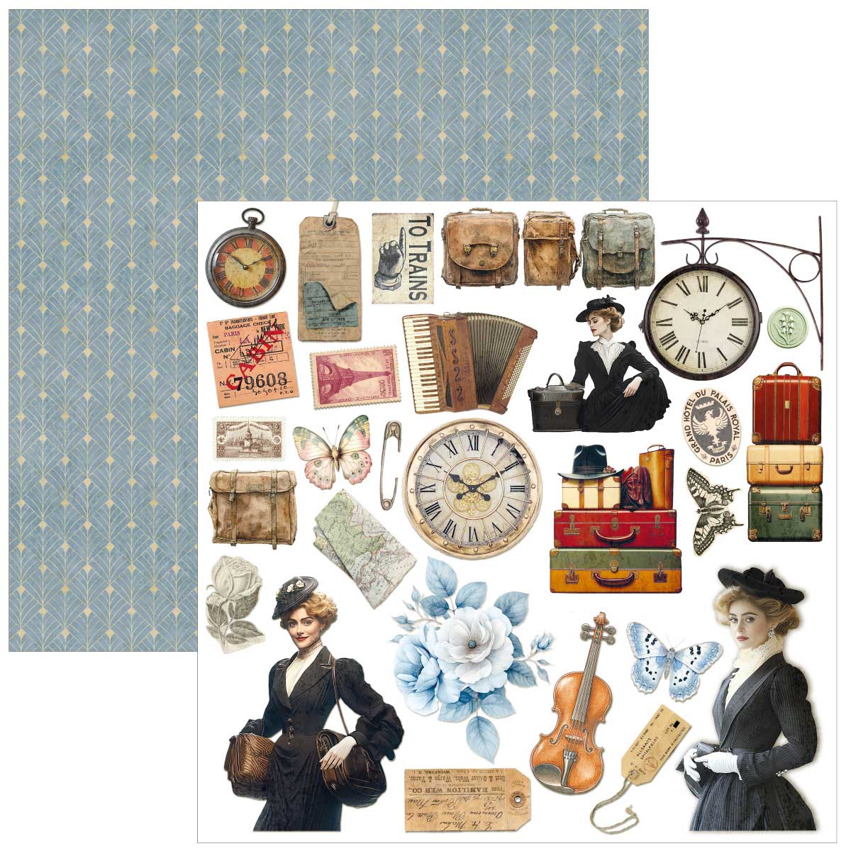 Ciao Bella 12" x 12" Patterns Pad - Eastern Journey [CBT096] - Image 6