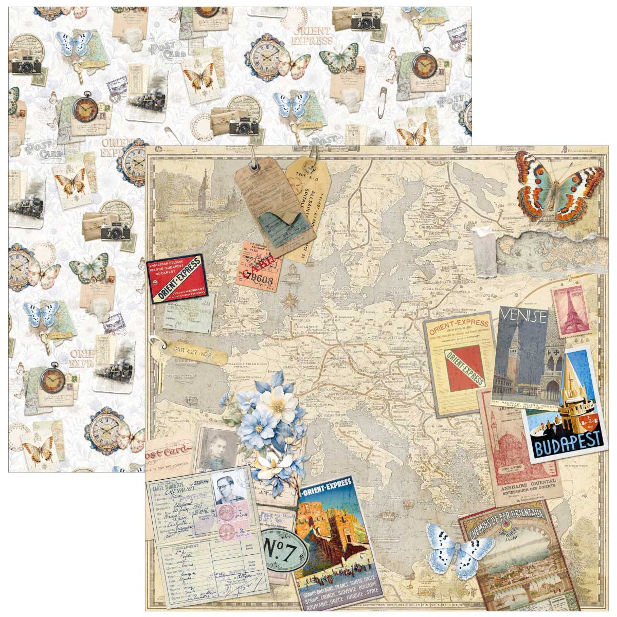 Ciao Bella 12" x 12" Patterns Pad - Eastern Journey [CBT096] - Image 7