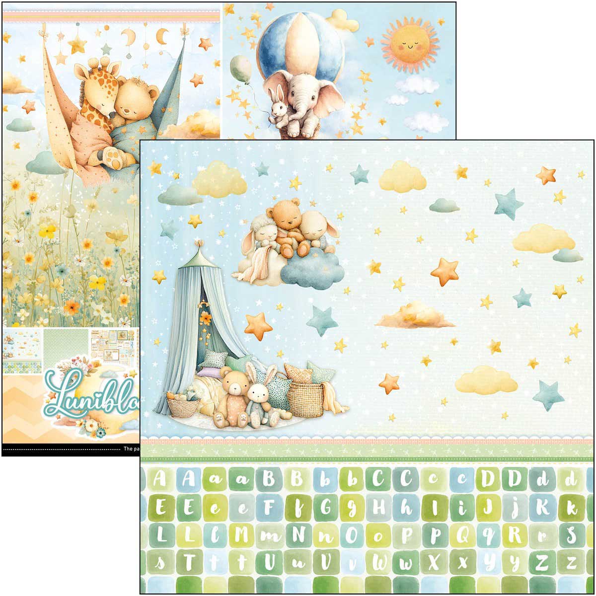 Ciao Bella 12" x 12" Patterns Pad - Lunibloom [CBT093] - Image 2