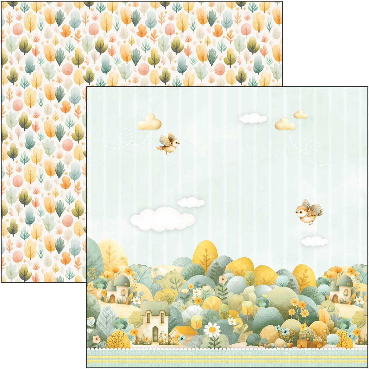 Ciao Bella 12" x 12" Patterns Pad - Lunibloom [CBT093] - Image 3