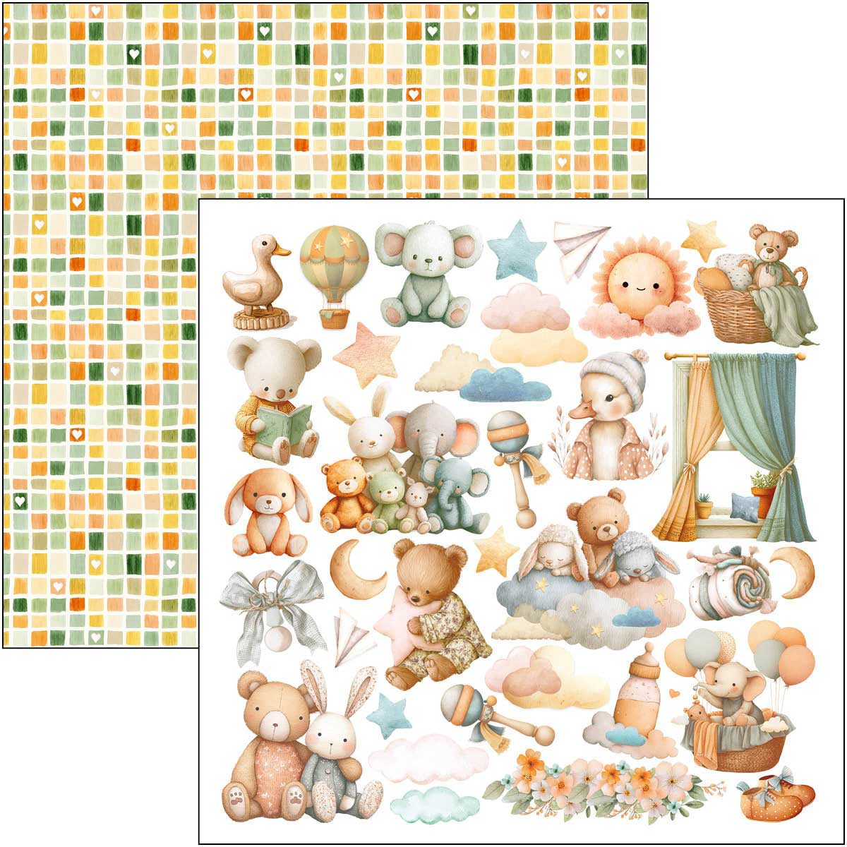 Ciao Bella 12" x 12" Patterns Pad - Lunibloom [CBT093] - Image 5