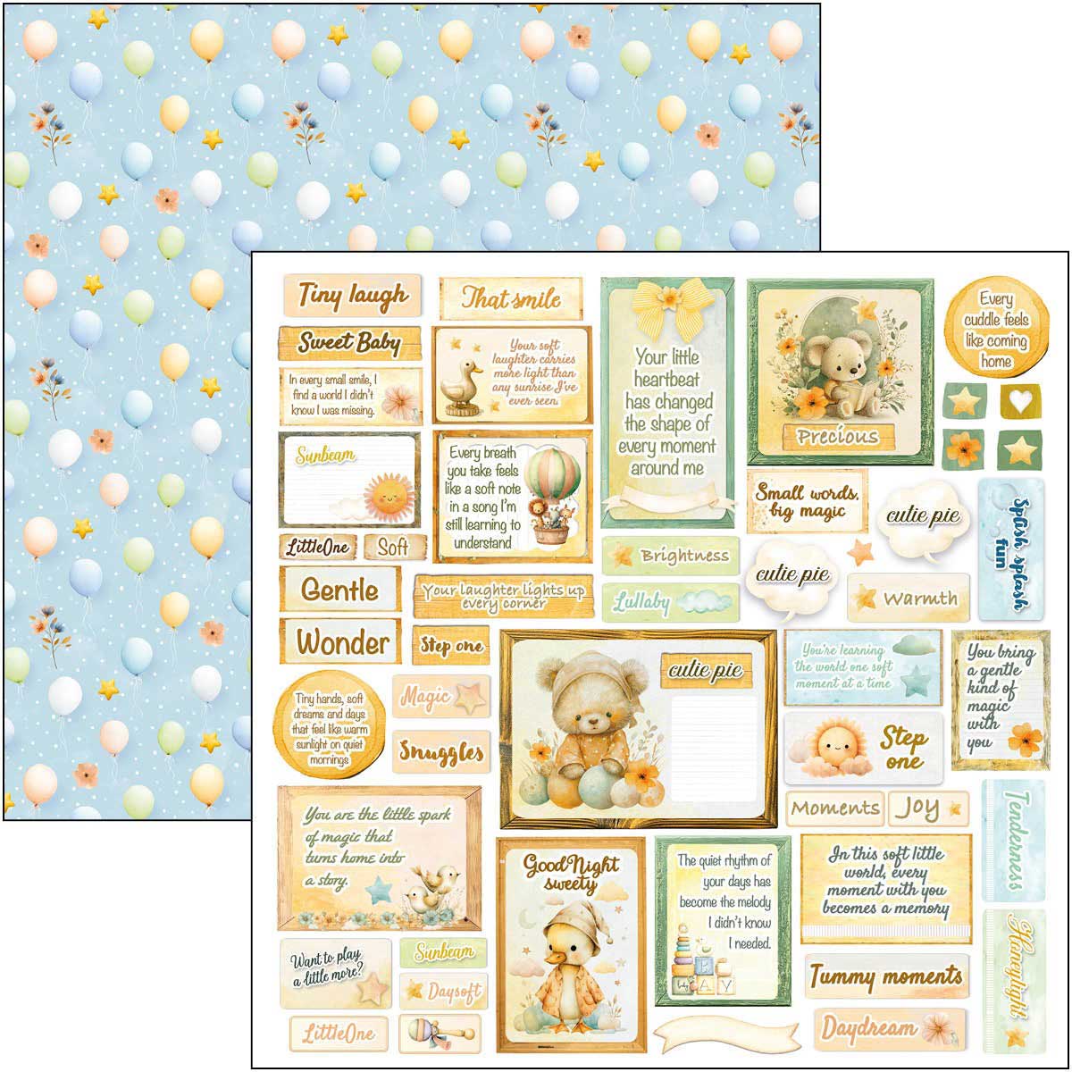 Ciao Bella 12" x 12" Patterns Pad - Lunibloom [CBT093] - Image 6