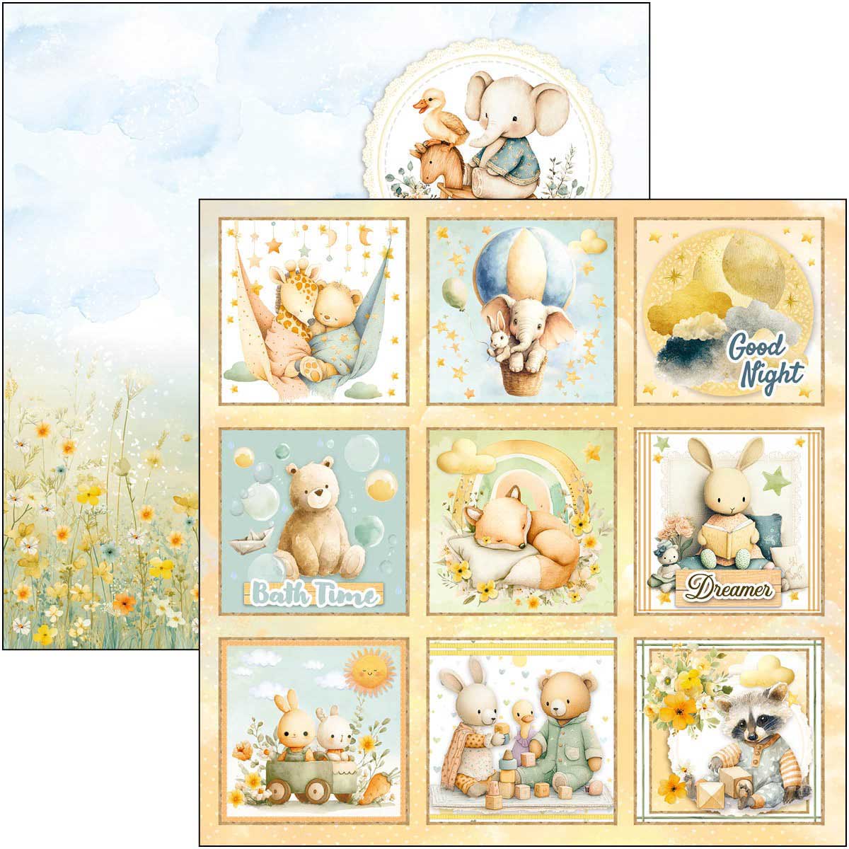 Ciao Bella 12" x 12" Patterns Pad - Lunibloom [CBT093] - Image 9