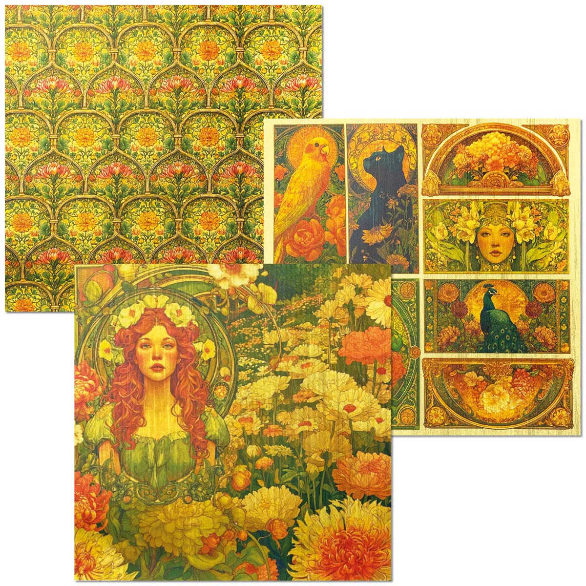 Ciao Bella 6" x 6" Deluxe & Vellum Dual Pack - Artemis [CBXQ007] - Image 2