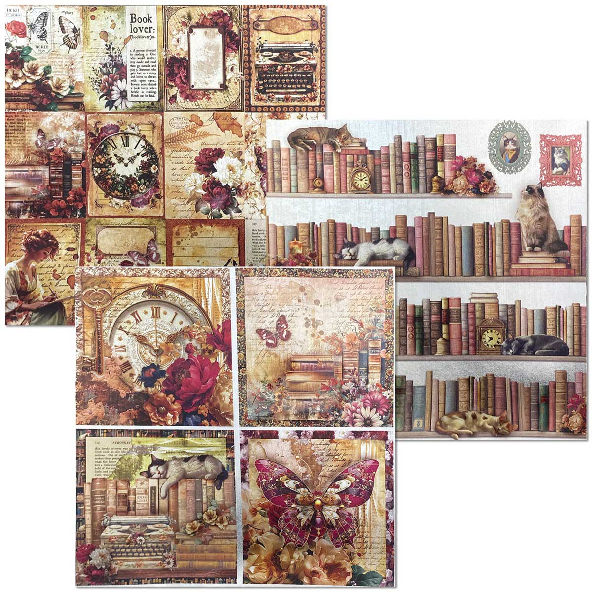Ciao Bella 6" x 6" Deluxe & Vellum Dual Pack - Book Lovers [CBXQ004] - Image 2