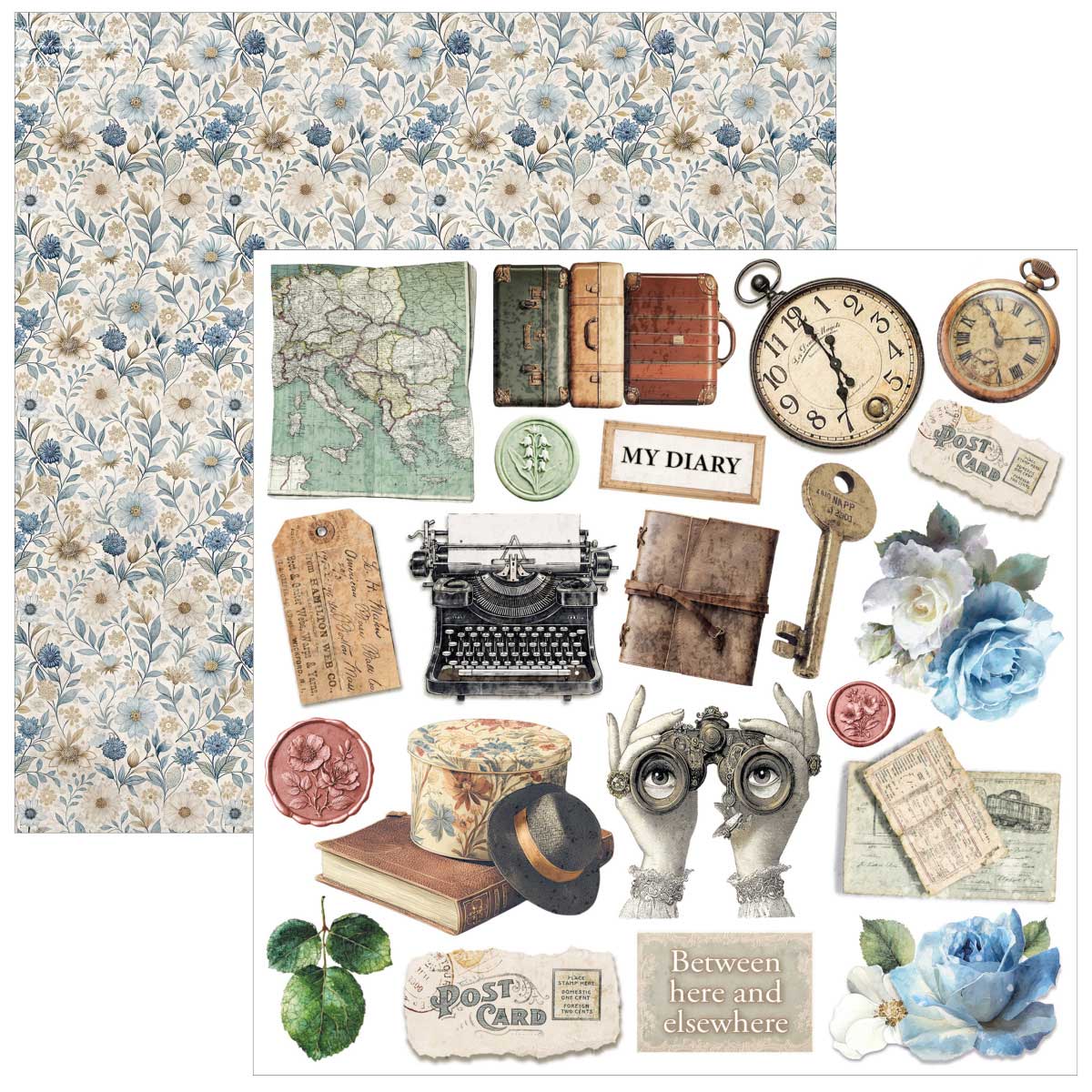 Ciao Bella 6" x 6" Fussy Cut Paper Pad - Eastern Journey [CBQE096] - Image 9