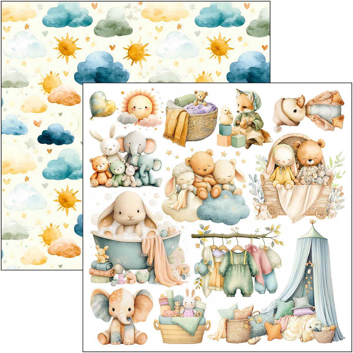 Ciao Bella 6" x 6" Fussy Cut Paper Pad - Lunibloom [CBQE093] - Image 3