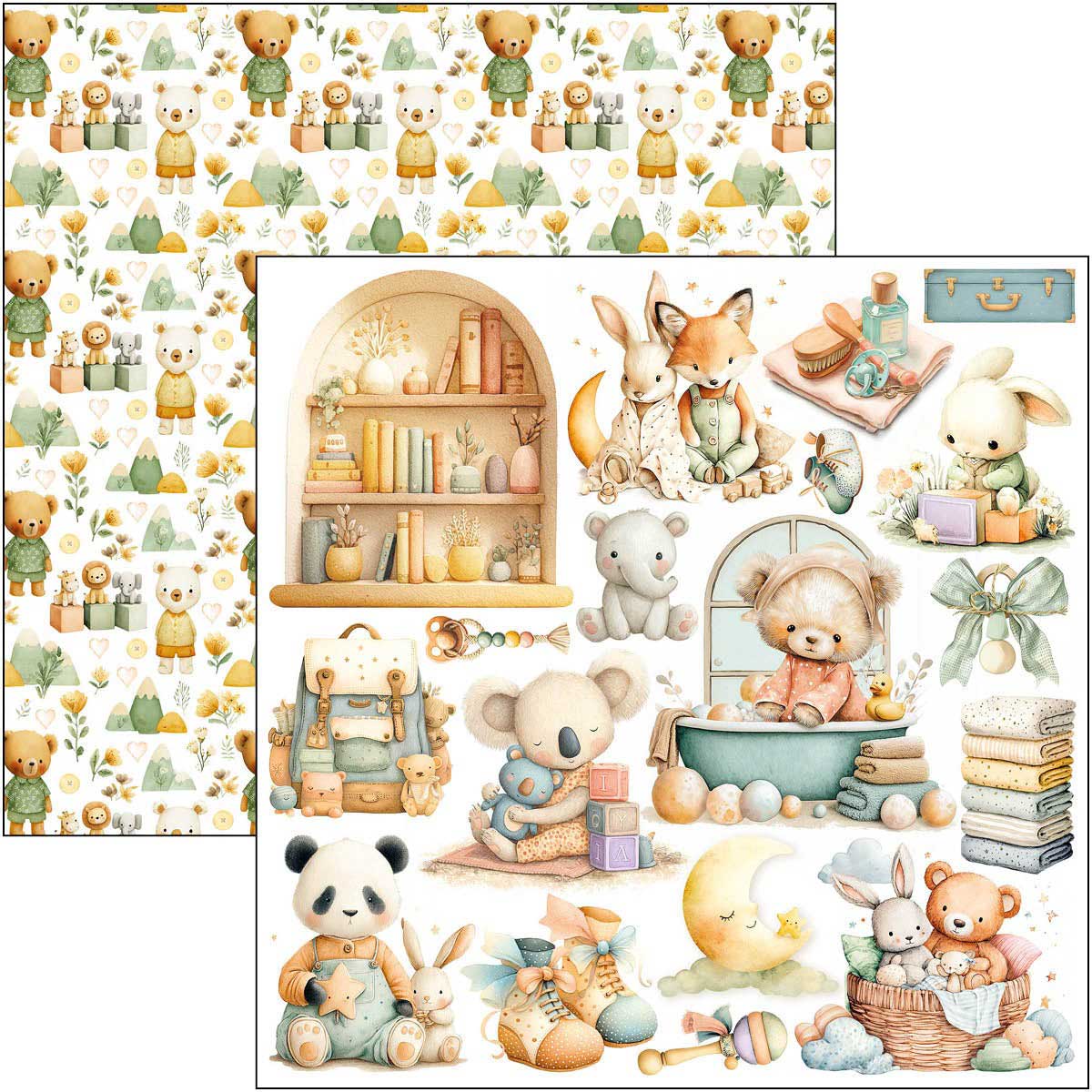 Ciao Bella 6" x 6" Fussy Cut Paper Pad - Lunibloom [CBQE093] - Image 4