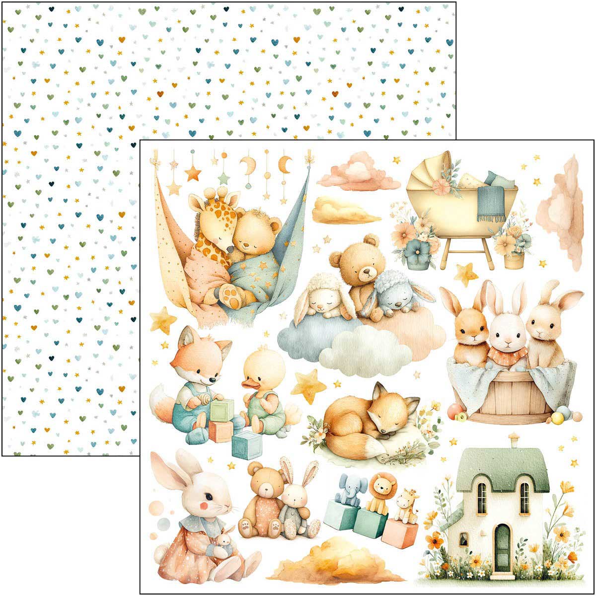 Ciao Bella 6" x 6" Fussy Cut Paper Pad - Lunibloom [CBQE093] - Image 6
