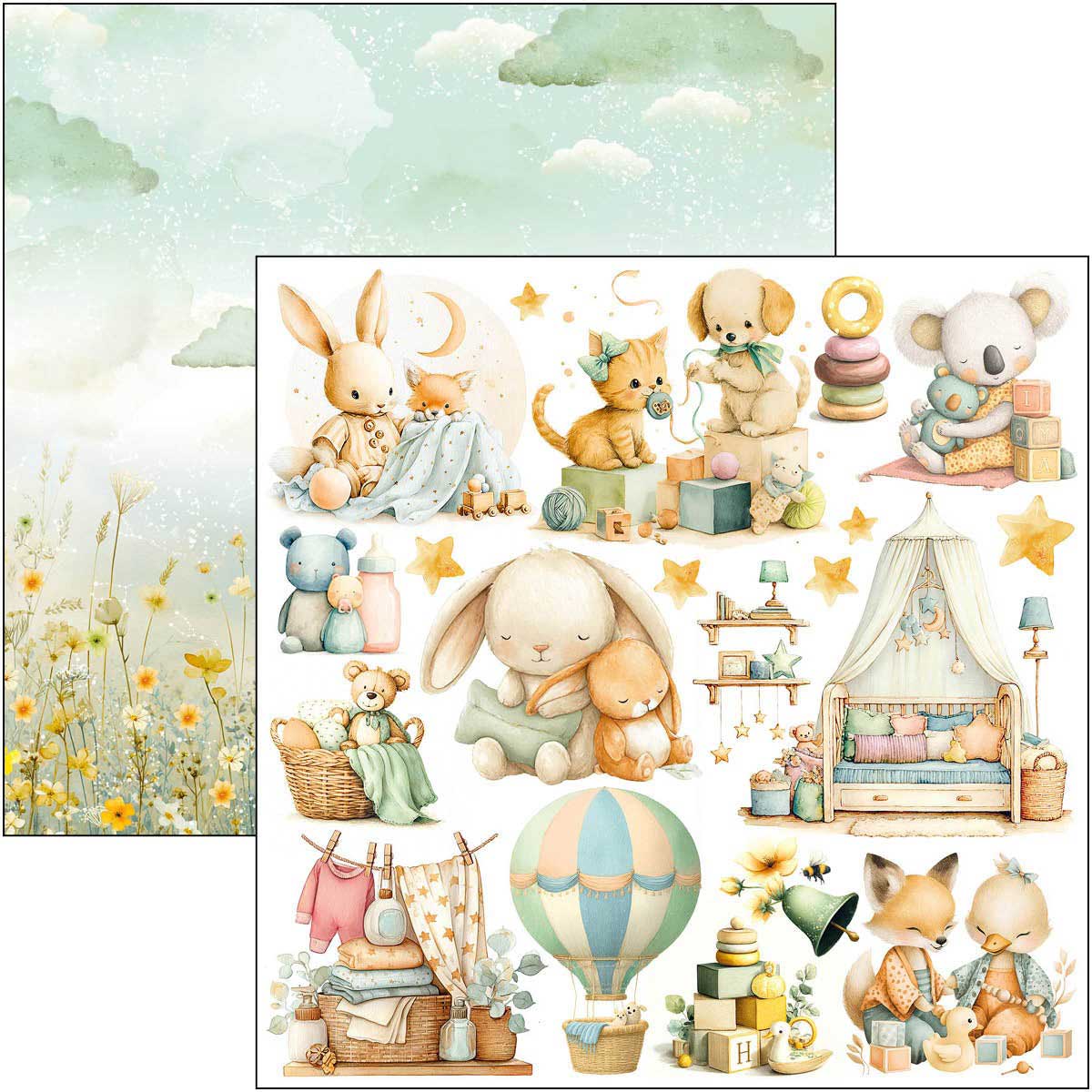 Ciao Bella 6" x 6" Fussy Cut Paper Pad - Lunibloom [CBQE093] - Image 7