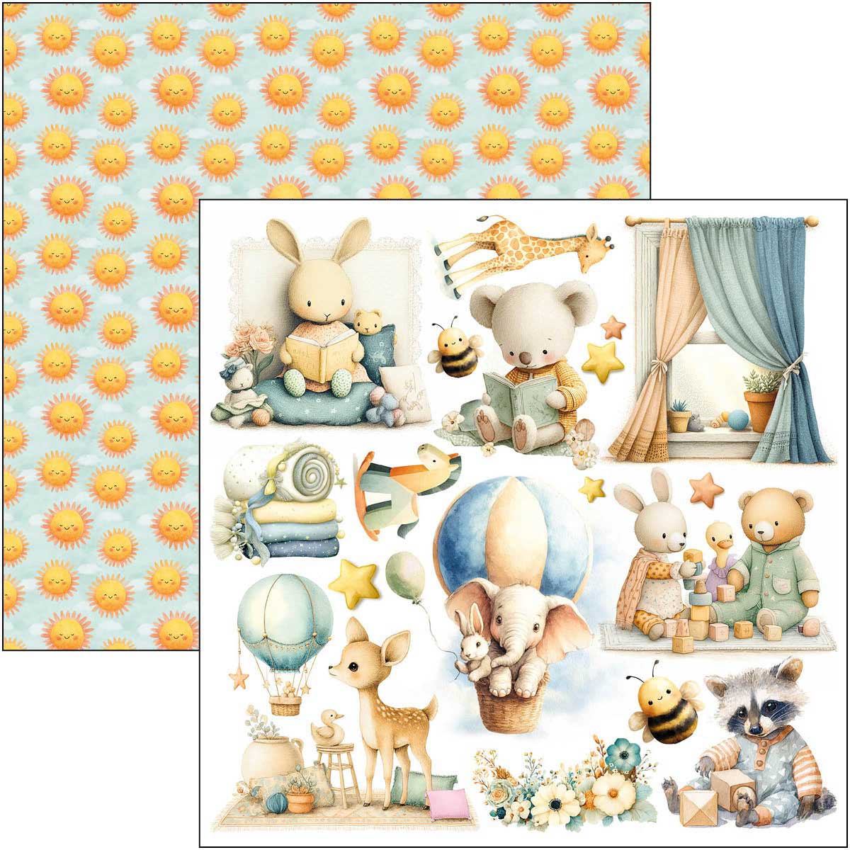 Ciao Bella 6" x 6" Fussy Cut Paper Pad - Lunibloom [CBQE093] - Image 8