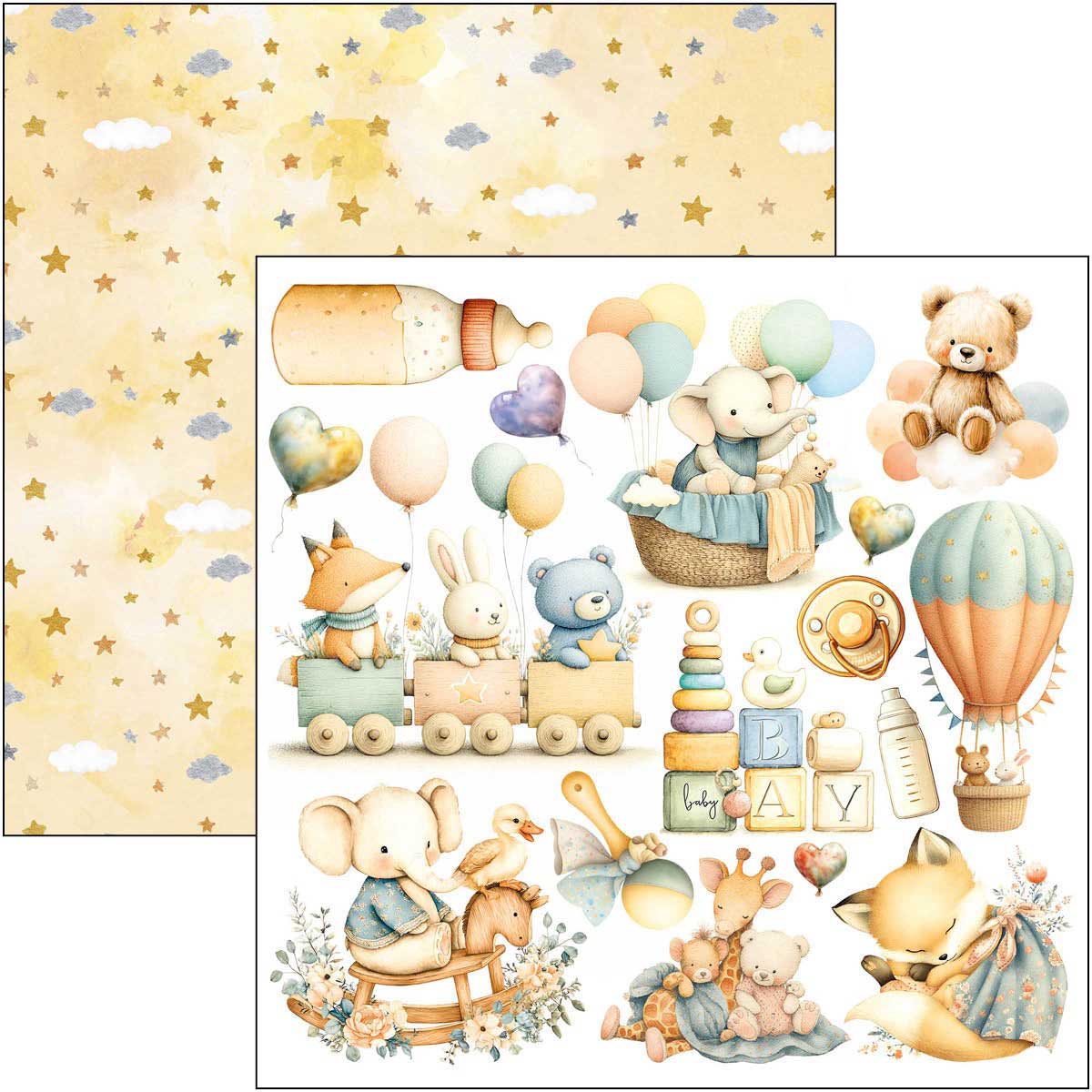 Ciao Bella 6" x 6" Fussy Cut Paper Pad - Lunibloom [CBQE093] - Image 9