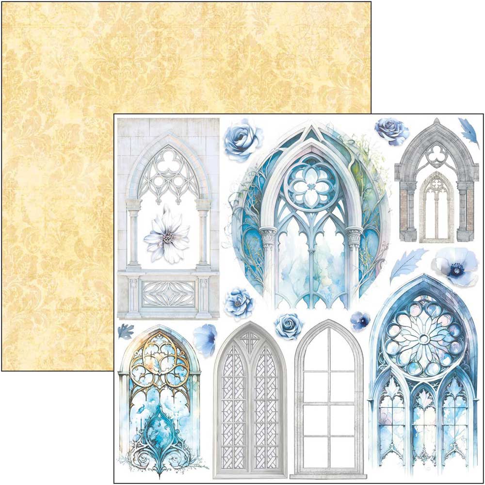 Ciao Bella 6" x 6" Fussy Cut Paper Pad - Midnight Spell [CBQE072] - Image 4