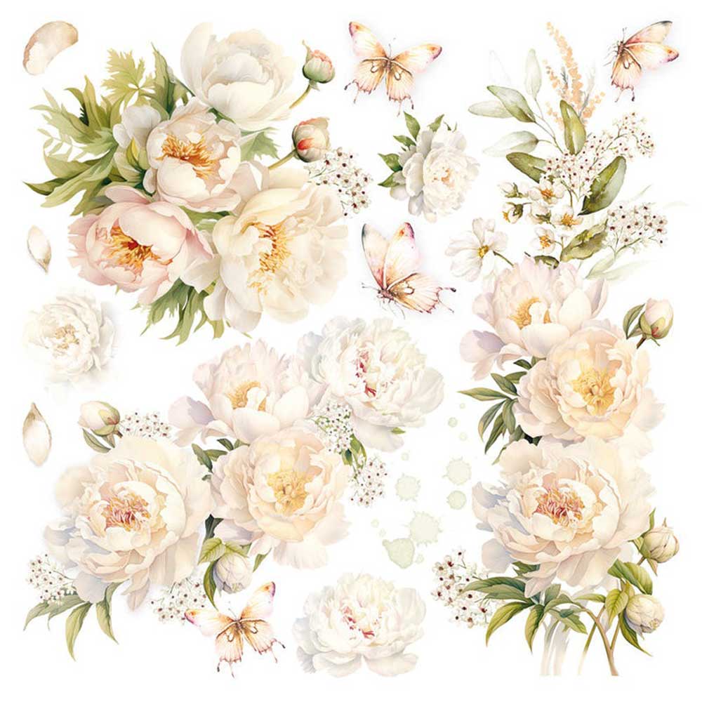 Ciao Bella 6" x 6" Fussy Cut Vellum Paper Pack - Always & Forever [CBVQ014] - Image 3