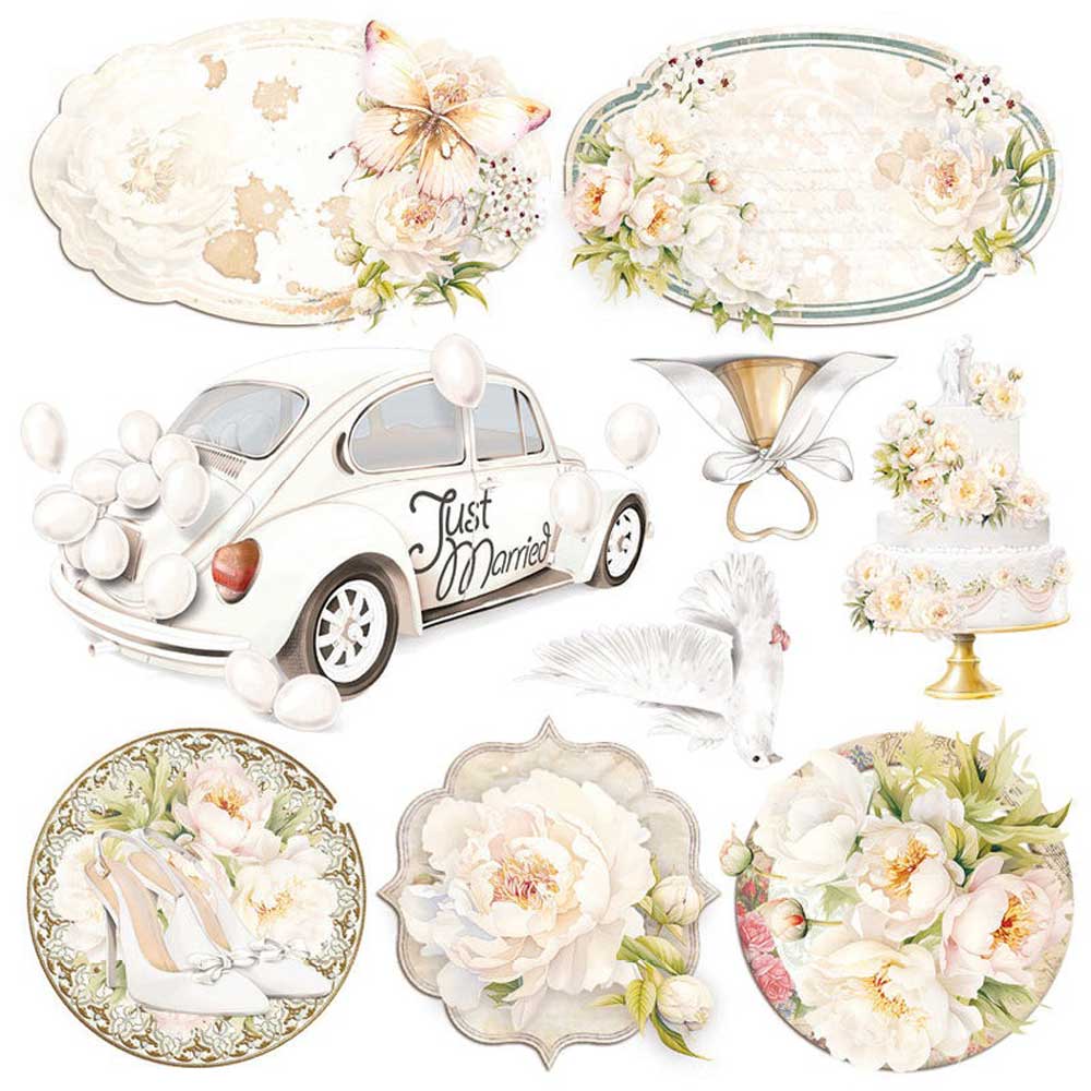 Ciao Bella 6" x 6" Fussy Cut Vellum Paper Pack - Always & Forever [CBVQ014] - Image 7