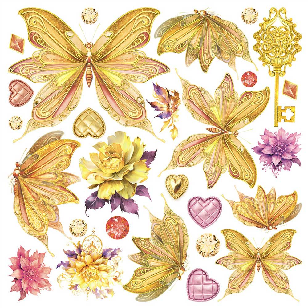 Ciao Bella 6" x 6" Fussy Cut Vellum Paper Pack - Ethereal [CBVQ012] - Image 3