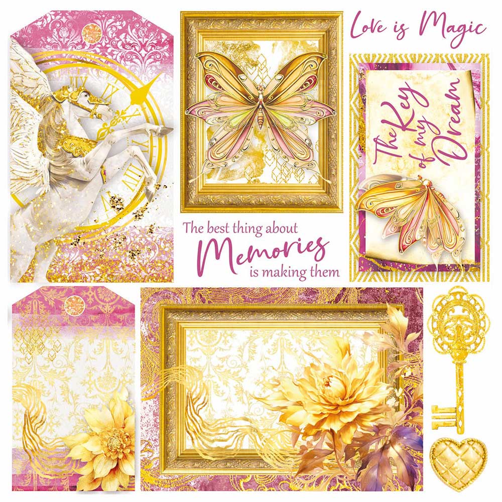 Ciao Bella 6" x 6" Fussy Cut Vellum Paper Pack - Ethereal [CBVQ012] - Image 5