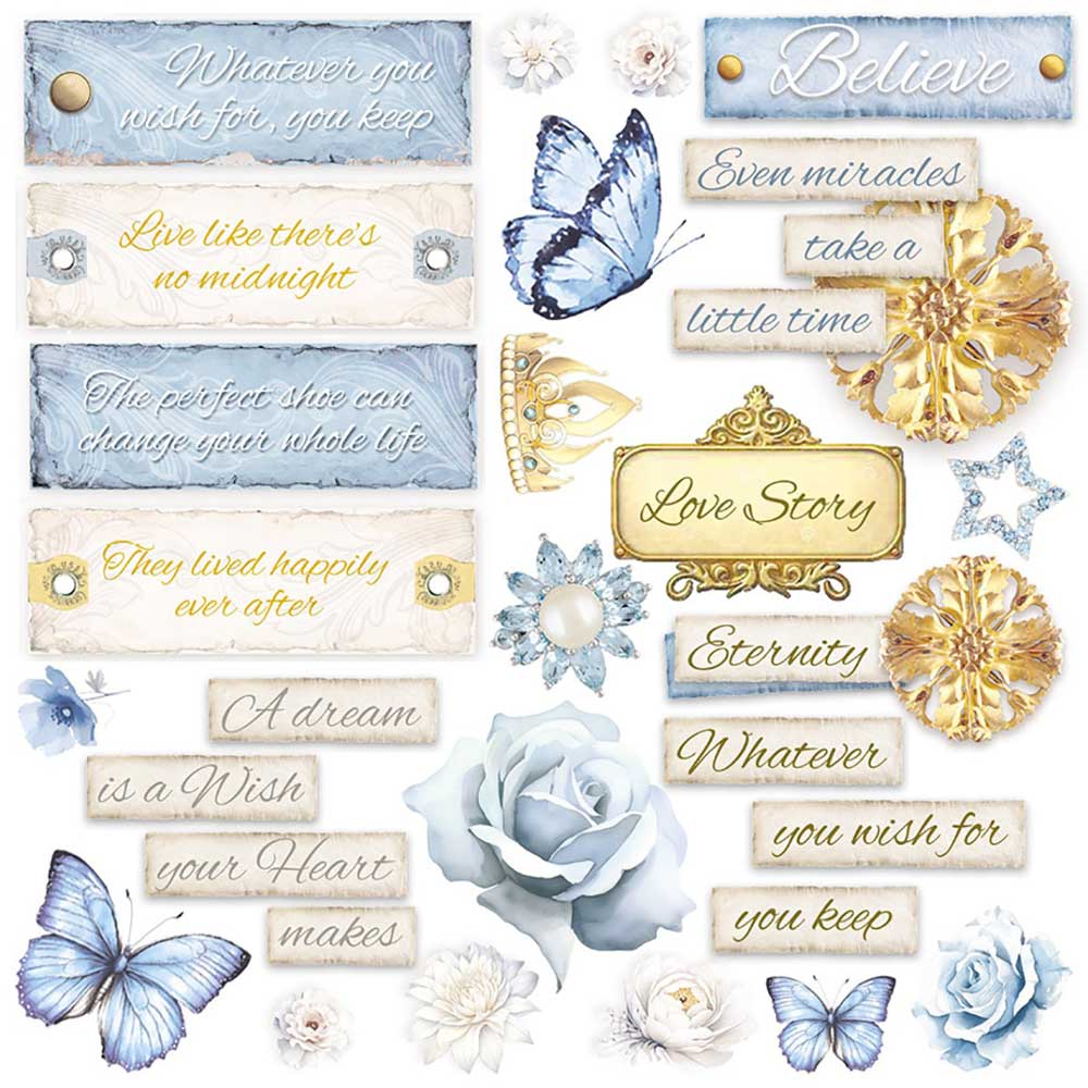 Ciao Bella 6" x 6" Fussy Cut Vellum Paper Pack - Midnight Spell [CBVQ011] - Image 4
