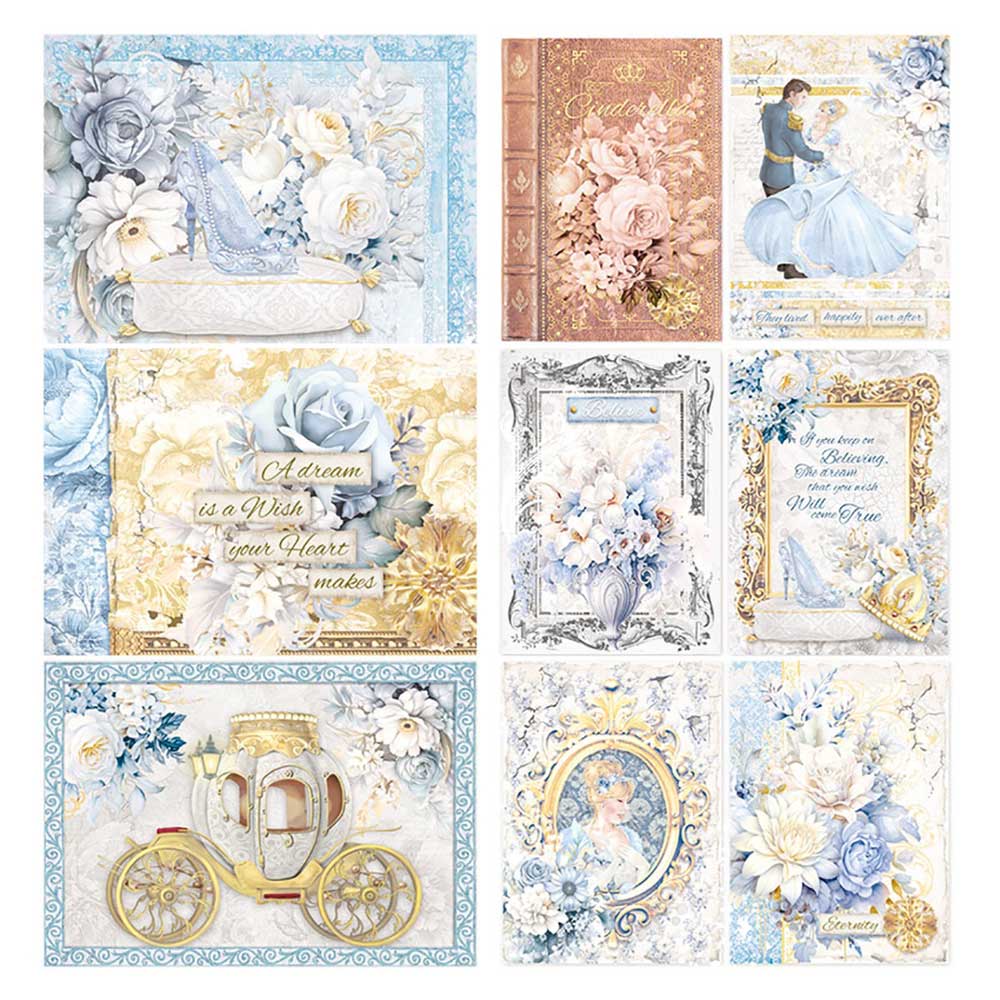 Ciao Bella 6" x 6" Fussy Cut Vellum Paper Pack - Midnight Spell [CBVQ011] - Image 5