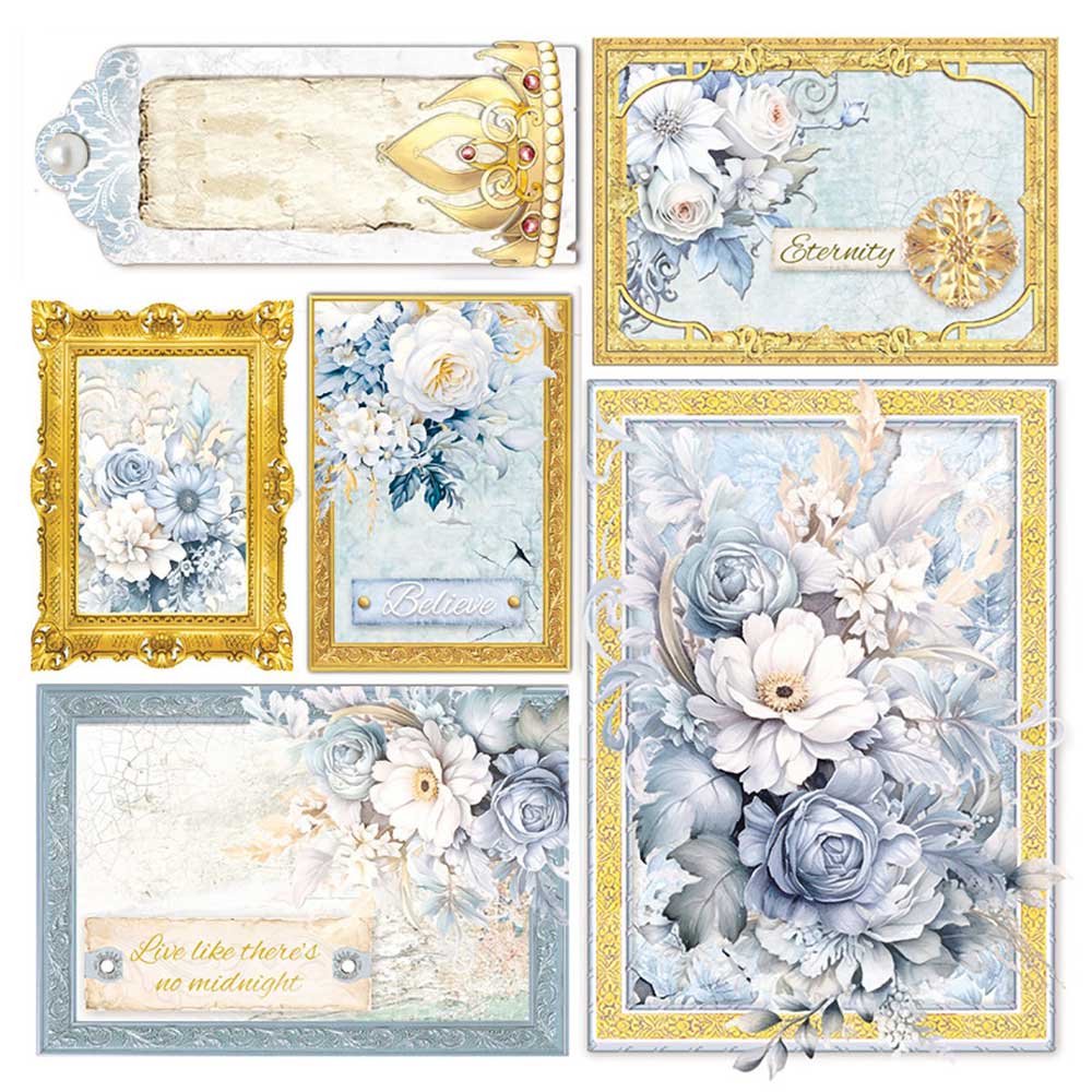 Ciao Bella 6" x 6" Fussy Cut Vellum Paper Pack - Midnight Spell [CBVQ011] - Image 7