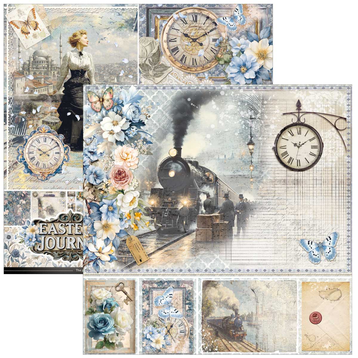 Ciao Bella 8 x 8" Creative Pad - Eastern Journey [CBH096] - Image 2