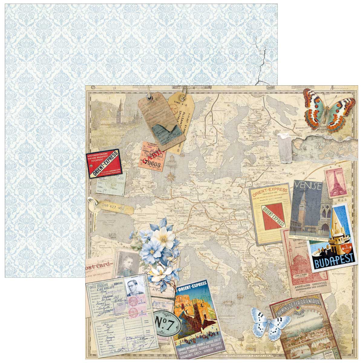 Ciao Bella 8 x 8" Creative Pad - Eastern Journey [CBH096] - Image 3