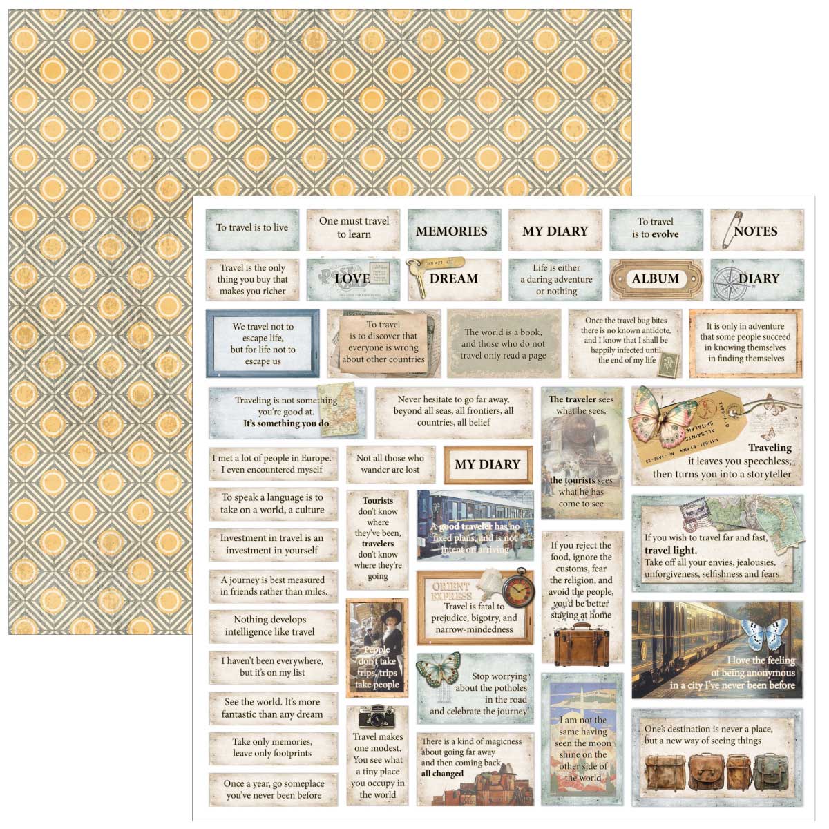 Ciao Bella 8 x 8" Creative Pad - Eastern Journey [CBH096] - Image 6