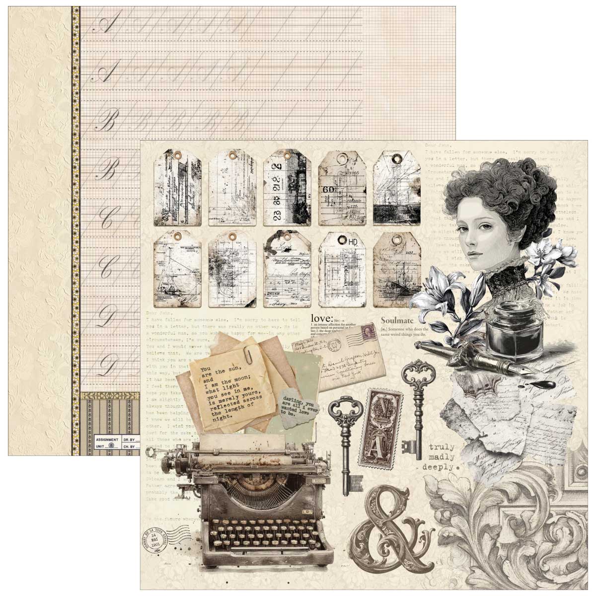Ciao Bella 8 x 8" Creative Pad - Typographic [CBH095] - Image 7
