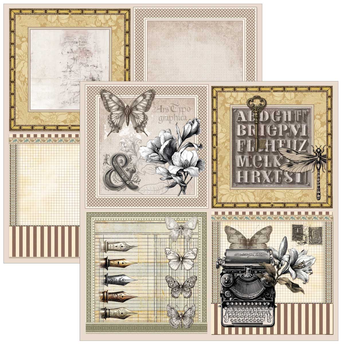 Ciao Bella 8 x 8" Creative Pad - Typographic [CBH095] - Image 8