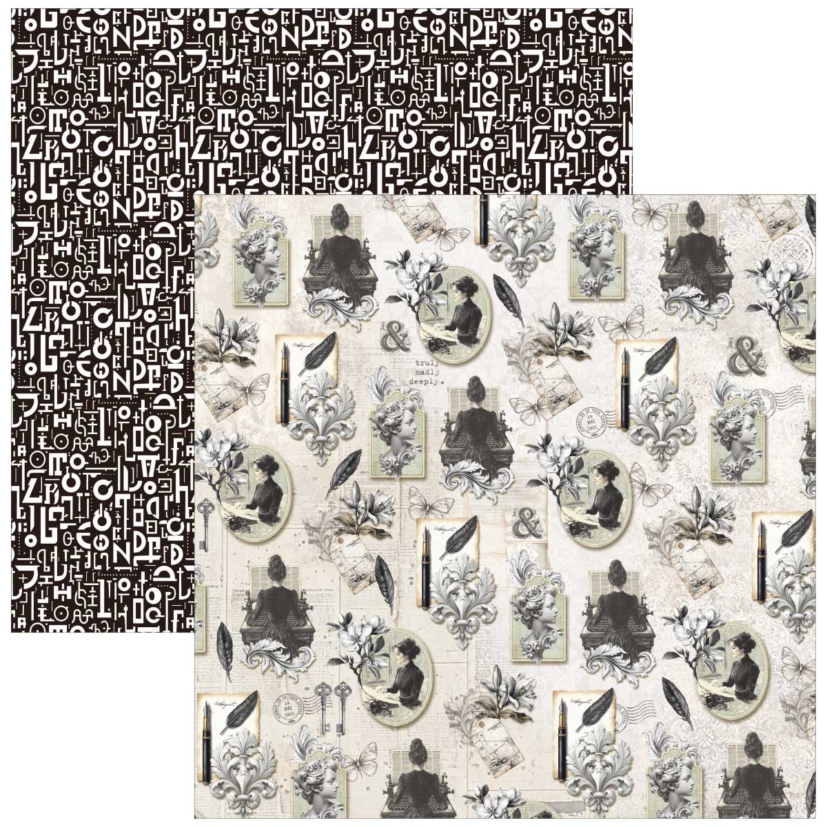 Ciao Bella 8 x 8" Creative Pad - Typographic [CBH095] - Image 9