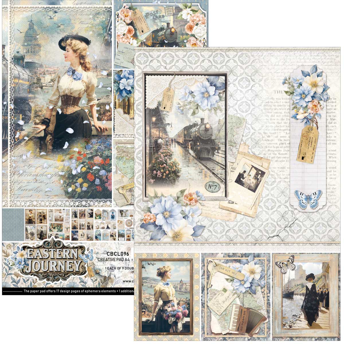 Ciao Bella A4 Creative Pad - Eastern Journey [CBCL096] - Image 2