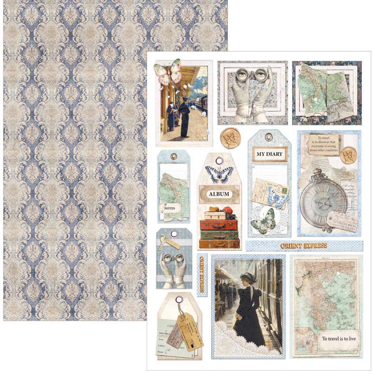 Ciao Bella A4 Creative Pad - Eastern Journey [CBCL096] - Image 3