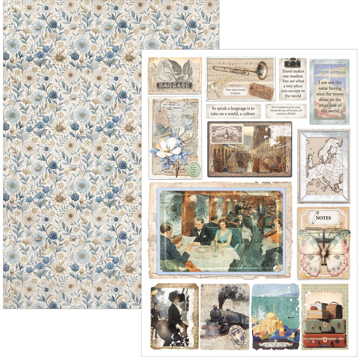 Ciao Bella A4 Creative Pad - Eastern Journey [CBCL096] - Image 5