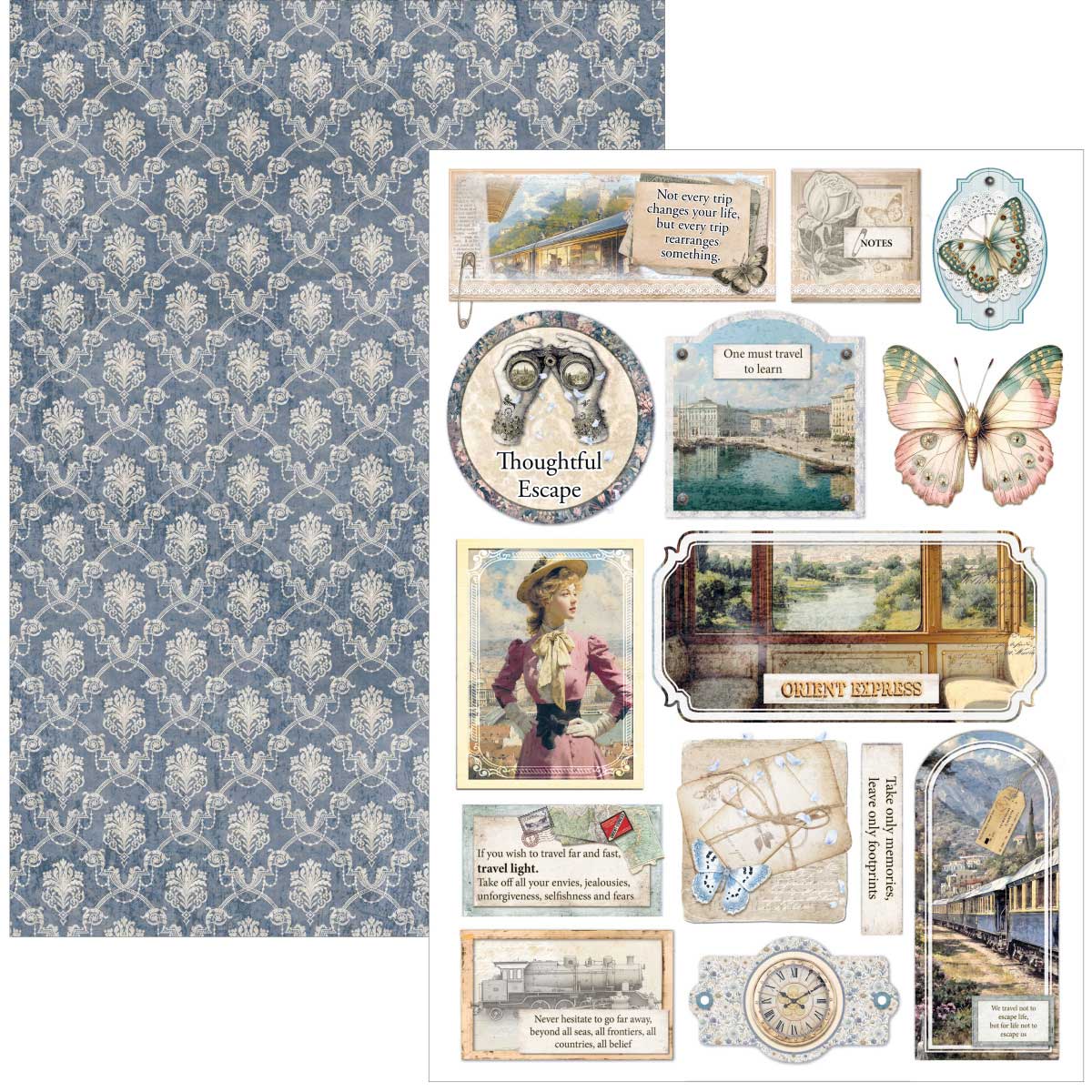 Ciao Bella A4 Creative Pad - Eastern Journey [CBCL096] - Image 9