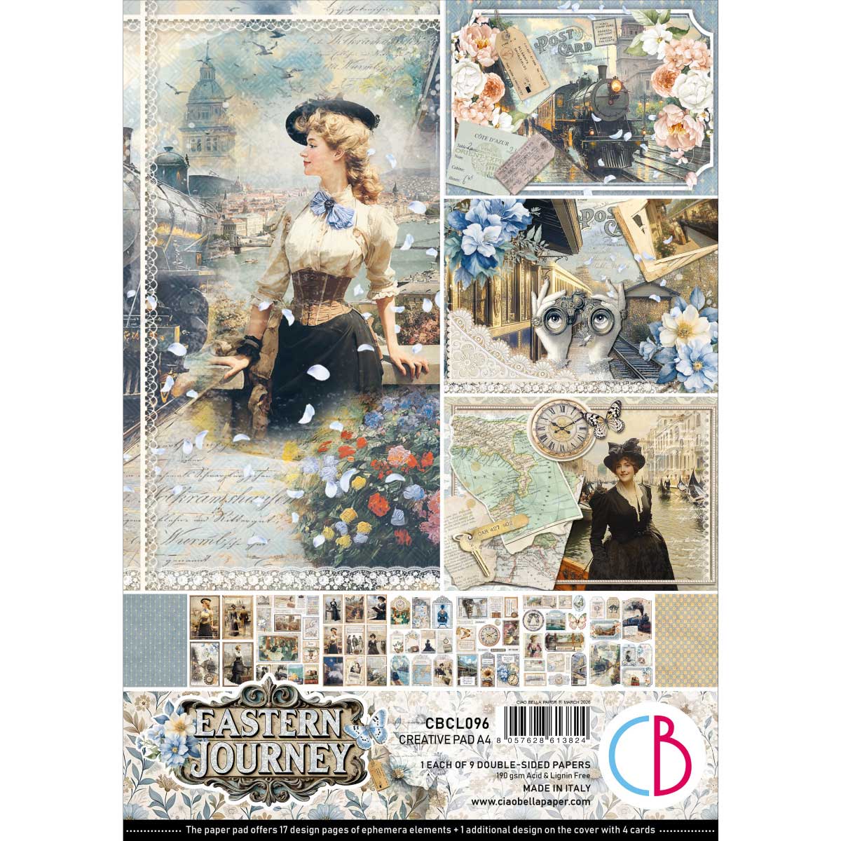 Ciao Bella A4 Creative Pad - Eastern Journey [CBCL096]