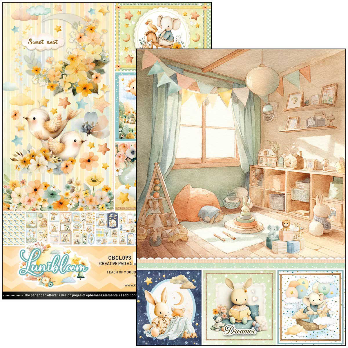 Ciao Bella A4 Creative Pad - Lunibloom [CBCL093] - Image 2