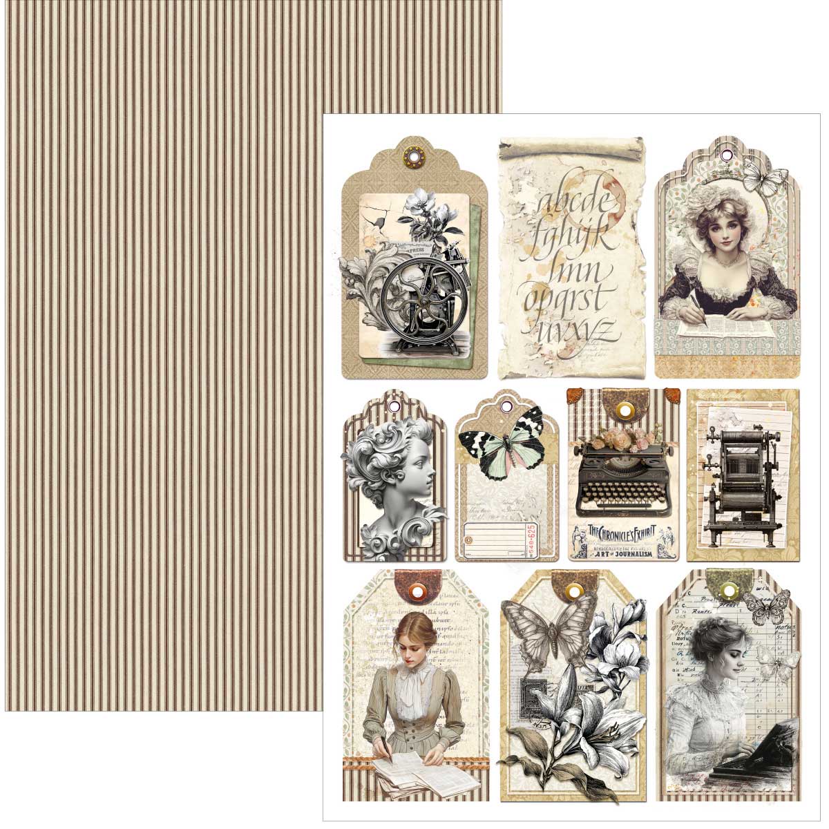 Ciao Bella A4 Creative Pad - Typographic [CBCL095] - Image 4