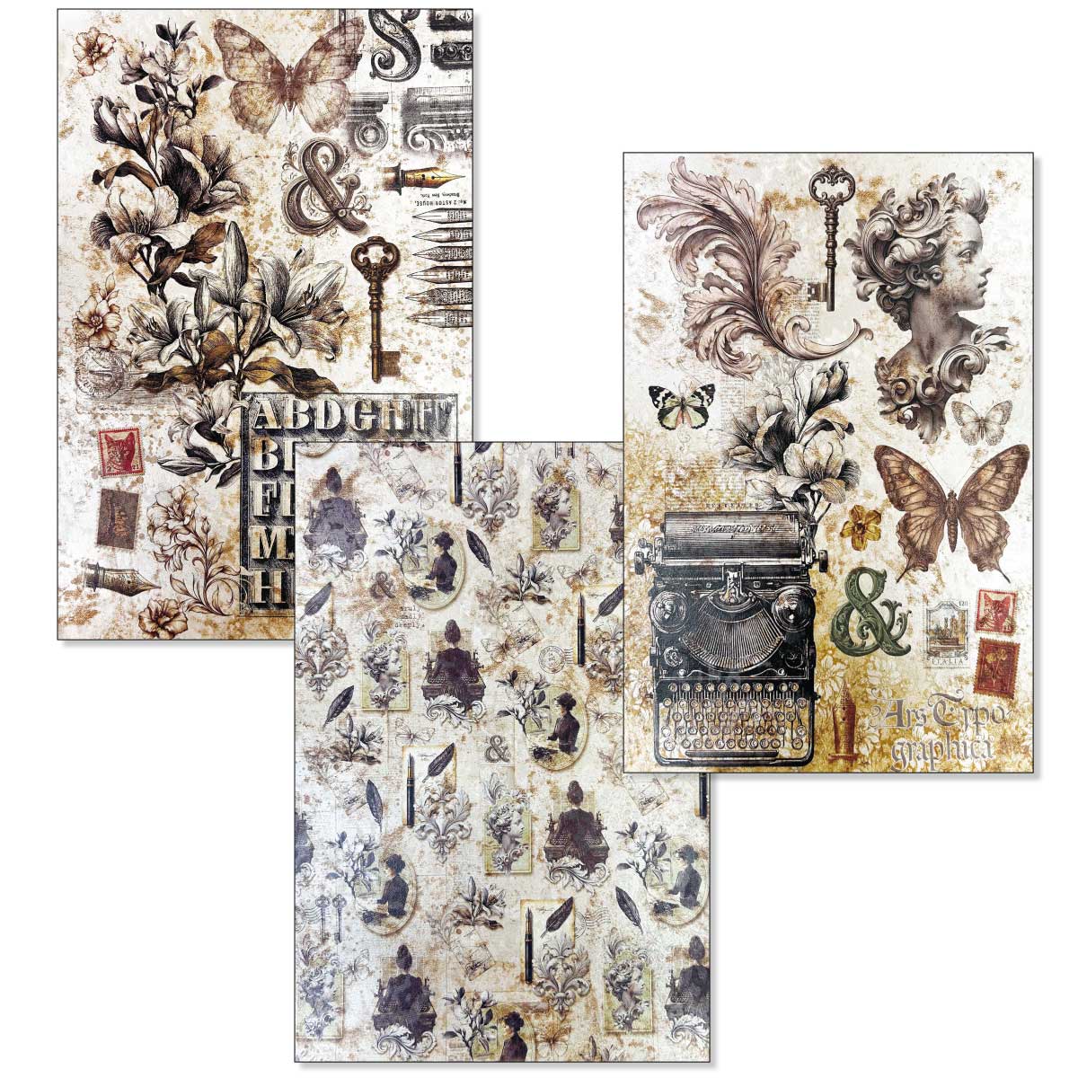 Ciao Bella A4 Deluxe & Vellum Dual Pack - Typographic [CBX008] - Image 2