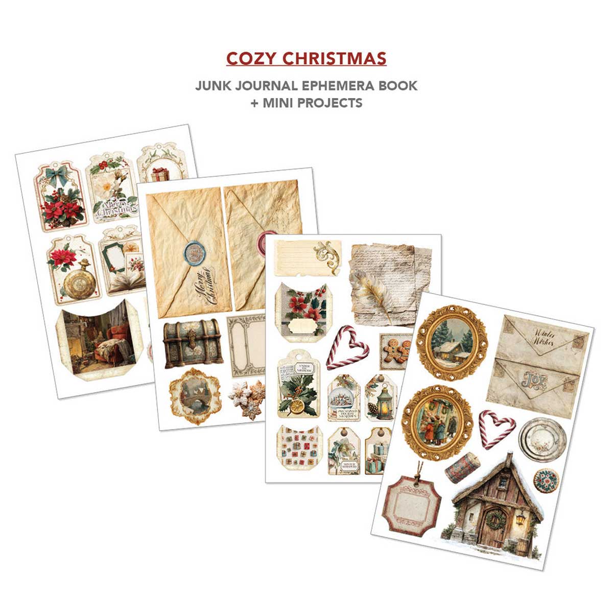 Ciao Bella A4 Junk Journal & Ephemera Book - Cozy Christmas [CBB031] - Image 6