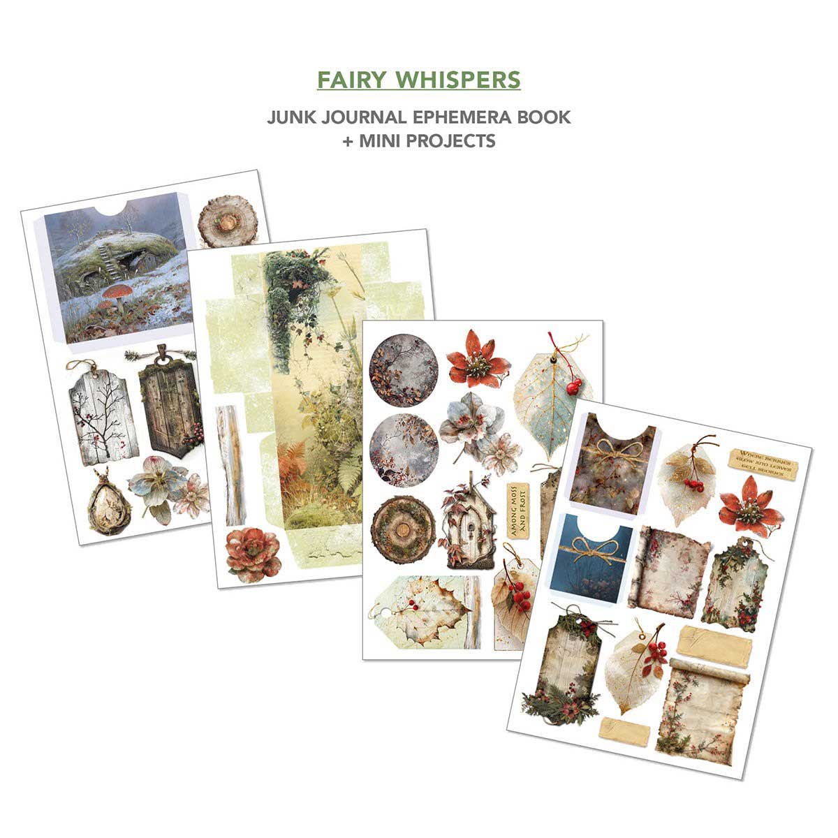 Ciao Bella A4 Junk Journal & Ephemera Book - Fairy Whispers [CBB019] - Image 6