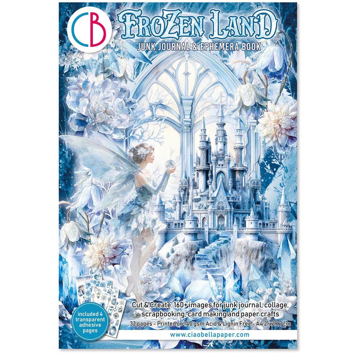 Ciao Bella A4 Junk Journal & Ephemera Book - Frozen Land [CBB016]