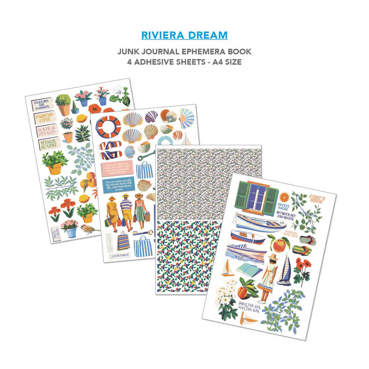 Ciao Bella A4 Junk Journal & Ephemera Book - Riviera Dream [CBB025] - Image 5
