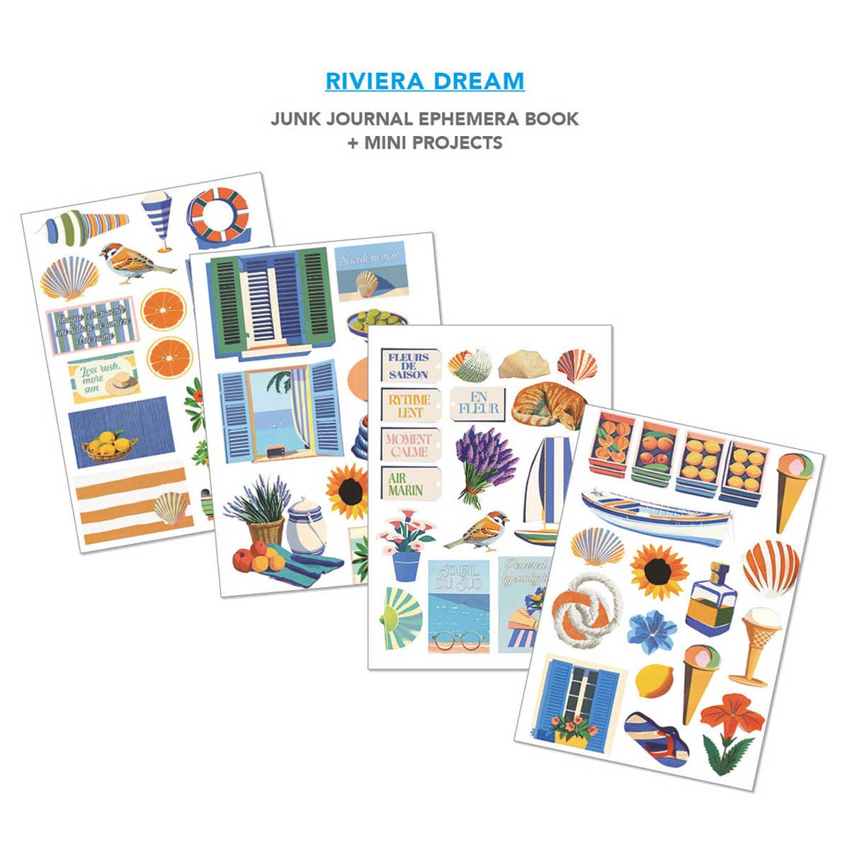 Ciao Bella A4 Junk Journal & Ephemera Book - Riviera Dream [CBB025] - Image 6