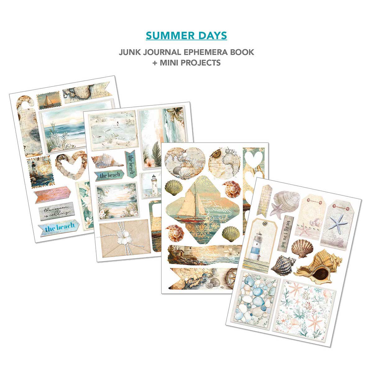 Ciao Bella A4 Junk Journal & Ephemera Book - Summer Days [CBB010] - Image 6