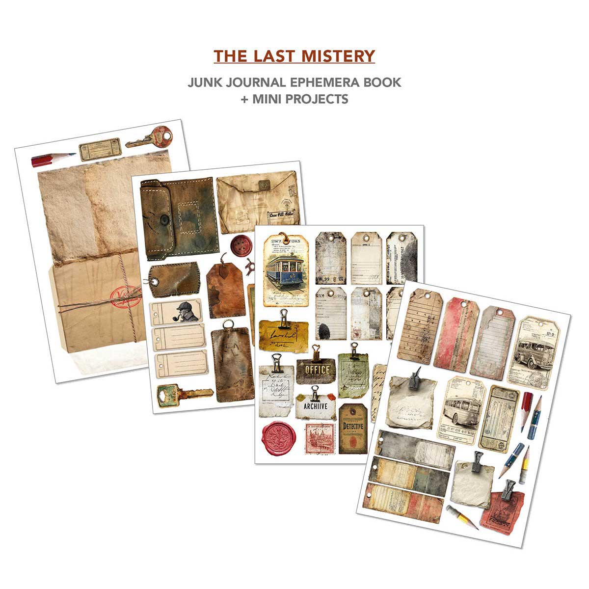 Ciao Bella A4 Junk Journal & Ephemera Book - The Last Mystery [CBB017] - Image 6