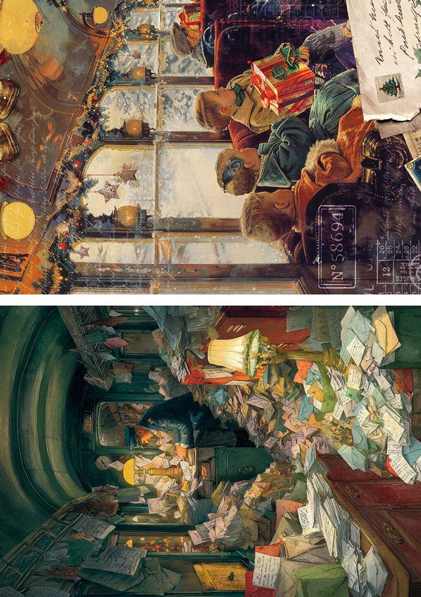 Ciao Bella A5 Rice Paper Art Set - Polar Railway [CBRS029] - Image 2