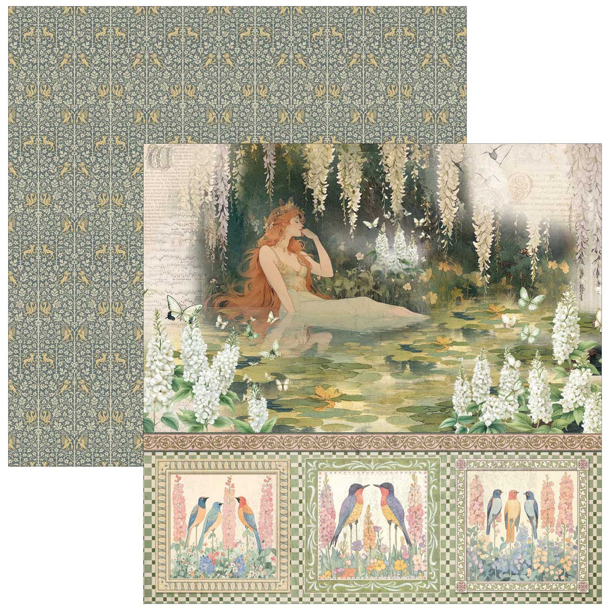 Ciao Bella Courtly Love Collection - 8" x 8" Paper Pad [CBH097] - Image 11