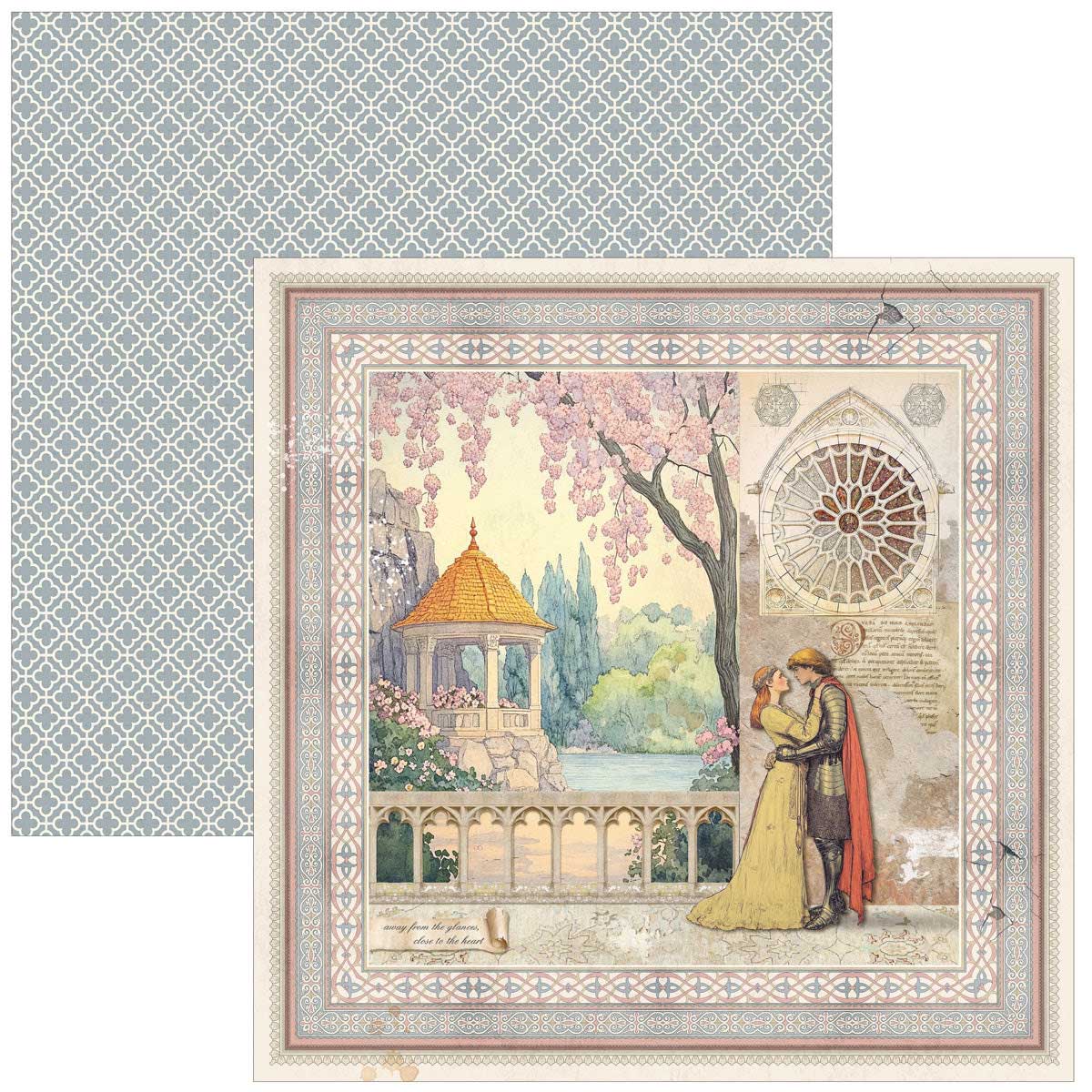 Ciao Bella Courtly Love Collection - 8" x 8" Paper Pad [CBH097] - Image 4